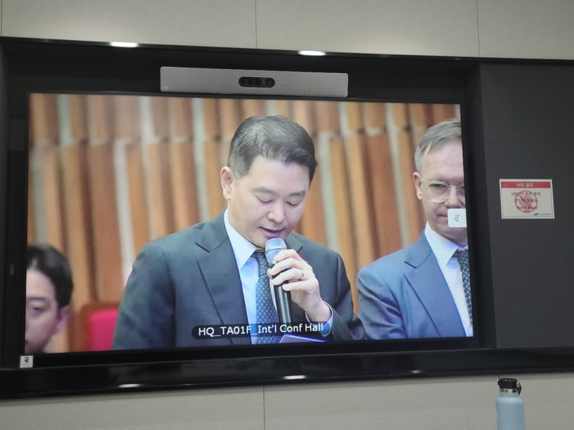 15일 발언하고 있는 도현수 변호사 /사진= 지선우 기자